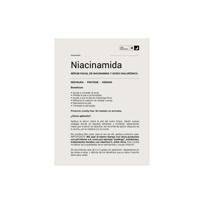 Niacinamida Con Hialurónico Serum Labs Valley