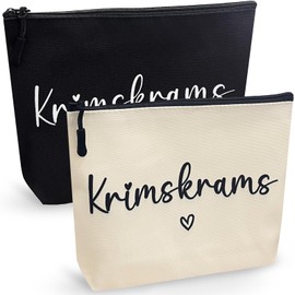 ePicsoa Pack of 2 small cosmetic bags, women's make-up bag, small cosmetic bag for handbag, toiletry bag, small, travel for cosmetic bag, suitable for business trips, gifts