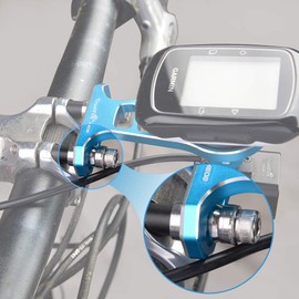 TrustFire HE06 Road Bike Computer Mount Computer Stand Stopwatch Metal Frame Bicycle Light Mount Widely Compatible with Garmin Edge Bryton GPS Series Sony HDRS50/AS200V