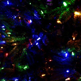 JRGNURT 2 Pack Christmas Lights Battery Operated String Lights, 32Ft 100LED String Lights Waterproof with 8 Modes Fairy Lights for Xmas Garden Party Wedding Christmas Decorations (Multicolor)