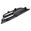 TRQ Front Left Fog Light Hole Cover Black Drivers Side