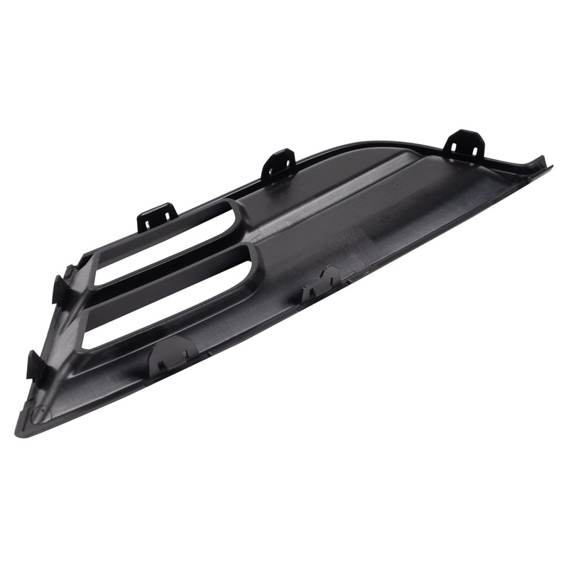 TRQ Front Left Fog Light Hole Cover Black Drivers Side