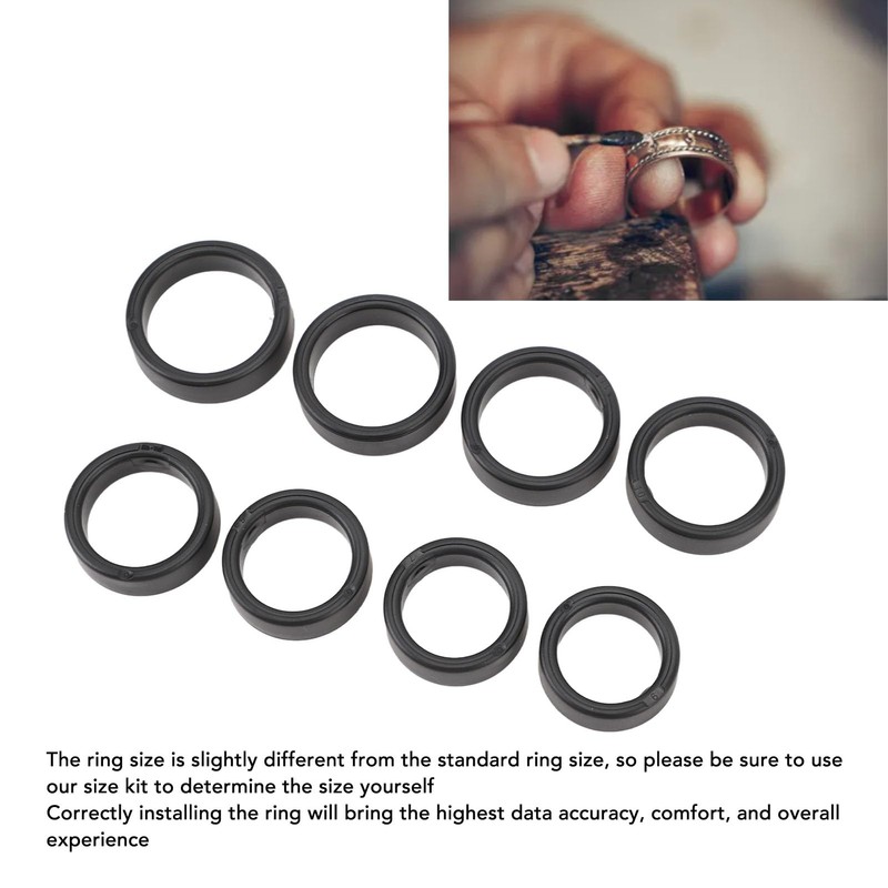 Smart Ring Size Set, 8 Pieces, 6-13, All Sizes, Plastic
