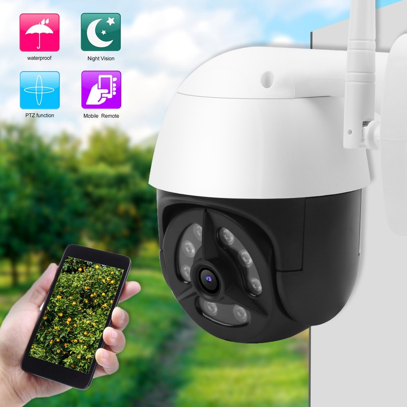 Security Camera 8 LED WIFI Cam IP66 Motion Detection Night