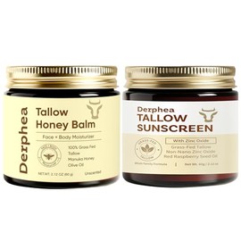 DERPHEA Tallow Honey Balm & Tallow Sunscreen