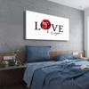 SiGuTie LOVE Canvas Wall Art Bedroom Wall Decor Living Room,Lip