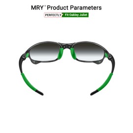 Mryok Replacement Earsocks Nosepieces Kits for Oakley Juliet Sunglass - Green