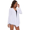 Famrrifuu Cardigan Women's Long Waterfall Cardigan Summer Lightweight Jacket Casual