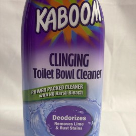 KABOOM Clinging Toilet Bowl Cleaner and Deodorizer 14 Fl. Oz. (Each) Lot Of 2