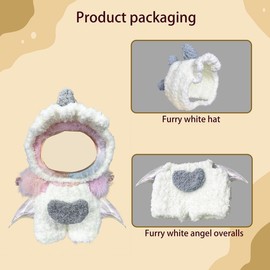 17 cm clothing (excluding dolls), hat and bag, and skirt set accessories, CuteClots dress up in a unique style, made of high-quality fabrics, cute and trendy, suitable for lafufu. Super soft, essential gift coin.:_LBB-TS-T