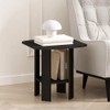 Furinno Simple Design End Table, Side Table, Black Espresso
