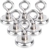 FPMYB Pack of 6 Magnetic Hooks, Extra Strong Magnetic Hooks,
