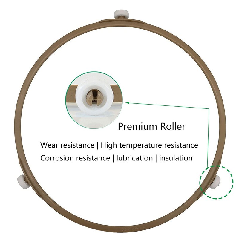 Microwave Turntable Ring,8.7 Inch Microwave Oven Tray Rotating Roller Support
