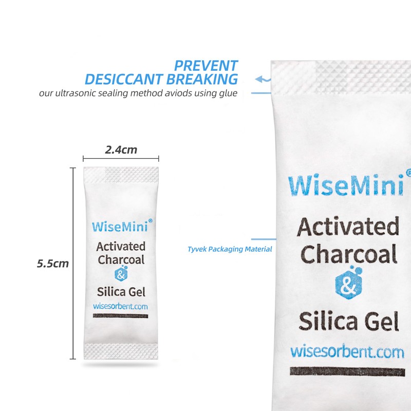 Wisesorb 100Pcs 2 Gram Food Safe Desiccant Packs, High Absorption