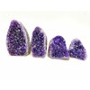 Pachamama Essentials Amethyst Cluster Cut Base from Uruguay, Rose Quartz