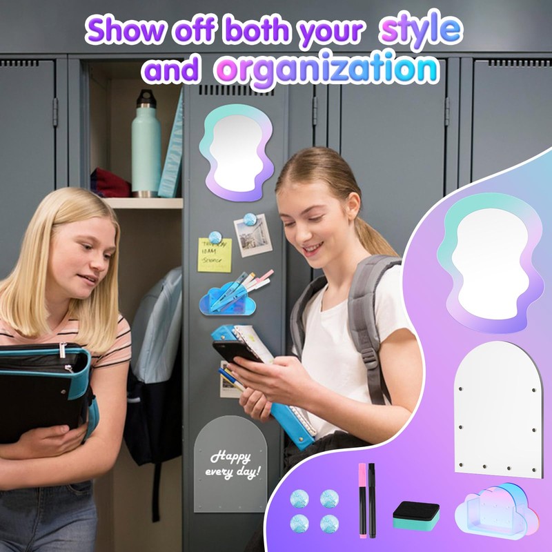 MoKo Locker Accessories Set, 5 in 1 Back to School