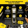 Kit para Barba LWMaster Profesional de 18 Piezas con Recortadora,