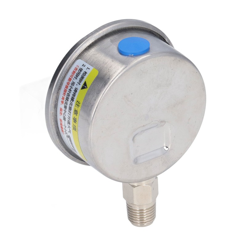 Pressure Gauge 1/4 NPT Accuracy Level 2.5 Transparent Dial Vacuum