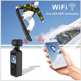 5K Action Camera, Built in WiFi, Vlog Video Filming, 270° Rotatable, Outdoor Riding, 30M Waterproof, Slow Motion, Time Lapse, with Multi Photography Modes for Sports, for Diving