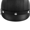 Half Helmet Breathable Sun Blocking Retro Safe PU Leather Motorcycle