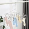 SANBREVE Tendedero Portatil Ropa Secadora Acero Inoxidable 40 Pinzas
