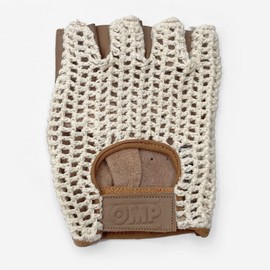 OMP Driving Gloves TAZIO Brown Large IB/747