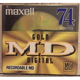 Maxell Md Gold 74 Recordable Mini Disc