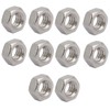 sourcingmap Hex Nuts, 1/4-20 UNC 304 Stainless Steel Thread Hexagon