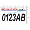 ATV license Plate, Wisconsin ATV License Plate Wisconsin ATV License