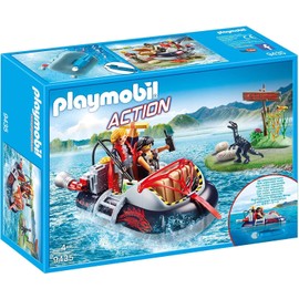 Playmobil 9435 Action Dino Hovercraft with Underwater Motor