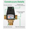 Thermostatic Mixing Valve, Mixing Valve 3 Way DN20 Male G