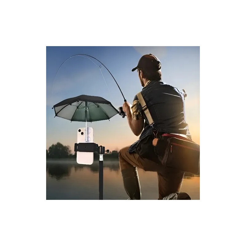 Soporte Para Sombrilla Para Teléfono Celular Para Auto Negro