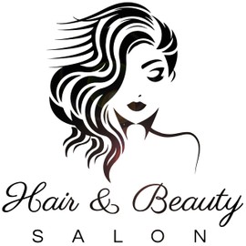 Vinyl Wall Decal Hair Beauty Salon Girl Signboard Makeup Stickers Large Decor (1436ig) Black