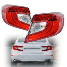 munirater 2-Pack Left and Right Outer Rear Tail Light Brake Lamp Replacement for Accord 2018-2021 Driver and Passenger Side