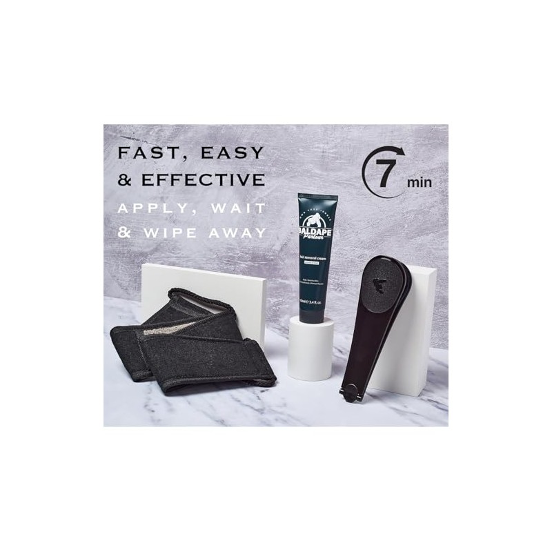 BALDAPE PARLOUR Body & Back Hair Removal Kit with Men's