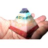 Jet International Chakra Bonded Engraved Pyramid Free Brochure Crystal Therapy