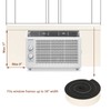 BEWAVE Window Air Conditioner Insulation Foam Panels, AC Side Surround
