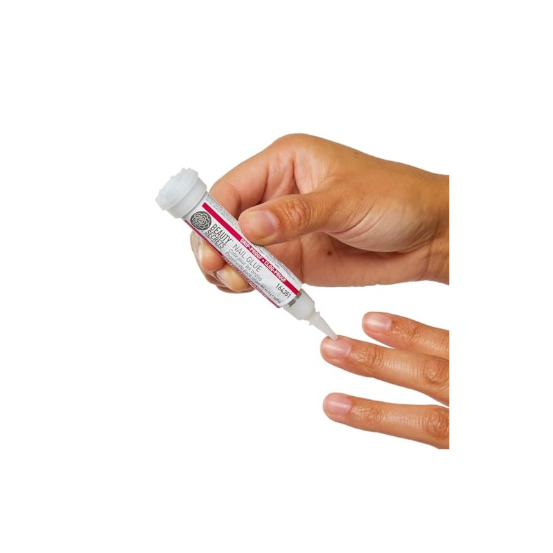 Beauty Secrets Nail Glue, Drip & Clog Proof, 6 Pack
