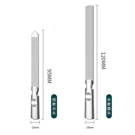 CoguZed 2 PCS Stainless Steel Nail File, Double Sided Metal Nail Files for Natural Nails, Heavy Duty Reusable Fingernail & Toenail File for Men & Women, Salon & Travel Use