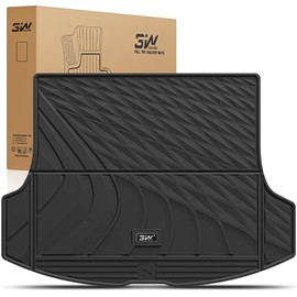 3W Cargo Trunk Liner for Lexus RX/RX350/RX350h/RX500h 2026 2025 2024 2023, TPE All Weather Custom Fit Lexus RX Cargo Mat Anti-Slip Heavy Duty Accessorious, Black(Not fit RX450h+ PHEV)