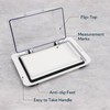 KITCHENDAO Airtight Flip-Top Butter Dish with Lid for Countertop and