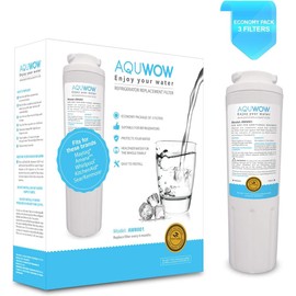 Refrigerator Water Filter Replacement for UKF8001, 4396395, EveryDrop(R) EDR4RXD1, Pur FILTER 4, and 46-9005 – NSF Certified Clean, Purified Drinking Water (3-Pack Premium, 3, Count)