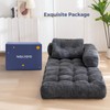 MAXYOYO MAXYOYO Folding Sofa Bed, L-Shaped Convertible Sofa Bed with