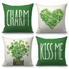 FUYUCHEN St Patricks Day Pillow Covers 18x18 Set of 4