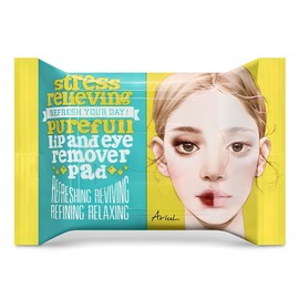 Arial Relieving Purefull Lip & Eye Remover Pad 30p, 55g, 1 piece / 아리얼 릴리빙 퓨어풀 립앤아이 리무버 패드 30p, 55g, 1개