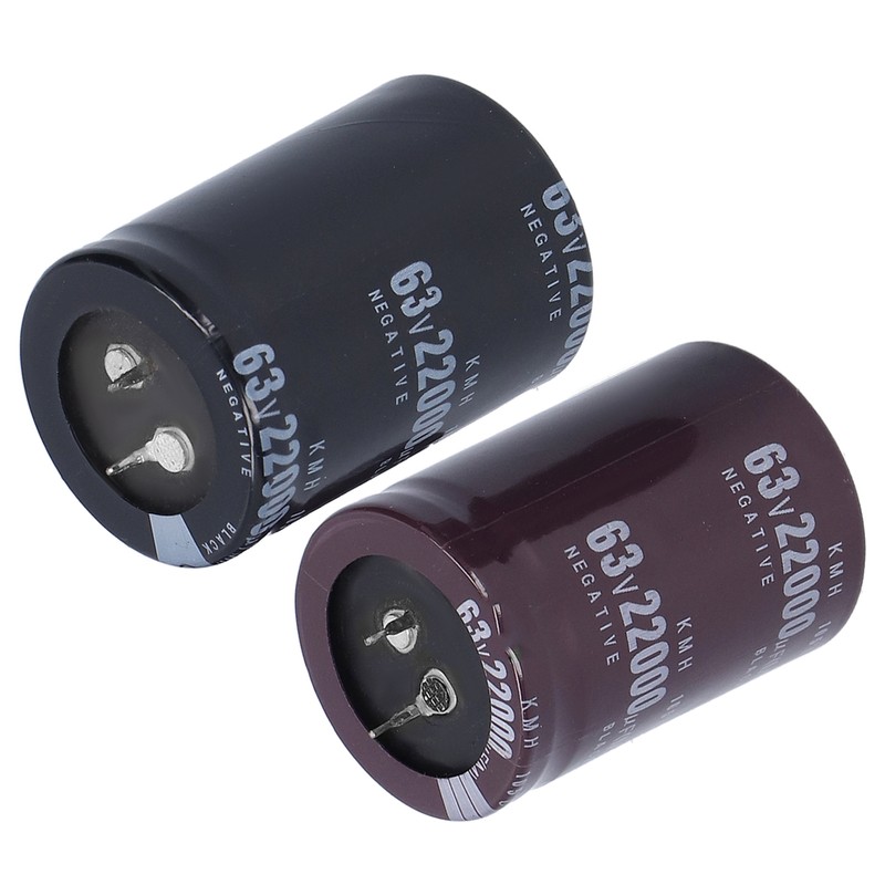 Electrolytic Capacitor 22000μF Aluminum Energy Storage Components 105℃ 35x50mm 63V