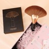 docolor Brocha Abanico Profesional para Rostro y Cuerpo, Multiusos para