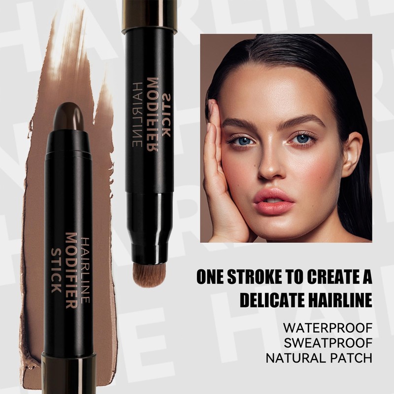 MIESCHER Hairline Pen, One Stroke to Cover Gray Hair Fill-in-the-White