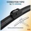Juego De 3 Escobillas Limpiaparabrisas Reluvsa Compatible Para Kia Sportage