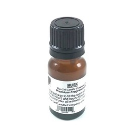 Musk Fragrance Oil in Amber Glass with Built in Dropper Diffusers and Burners 10 ML/.33 OZ.